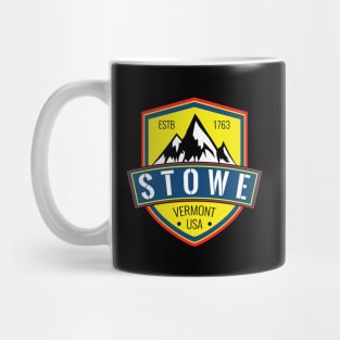 Skiing Stowe Vermont Mug